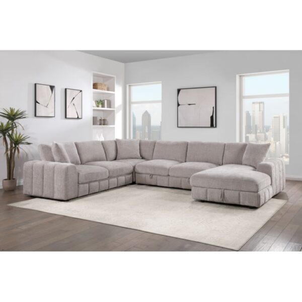 4PC RAF CHAISE SECTIONAL