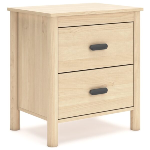 Casual Nightstand with Two Drawers