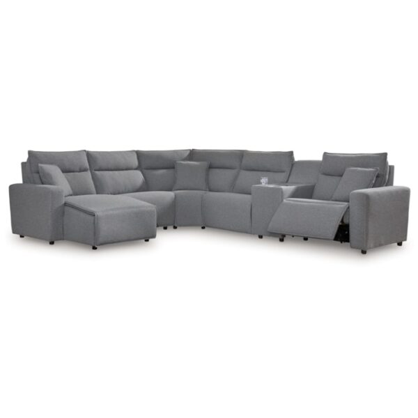 6-Piece Power Reclining Sectional With Chaise