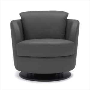 Tamburo Swivel Chair - Dark Grey