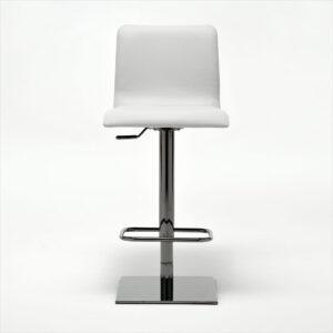 Anika Barstool - Light Grey with Black Chrome