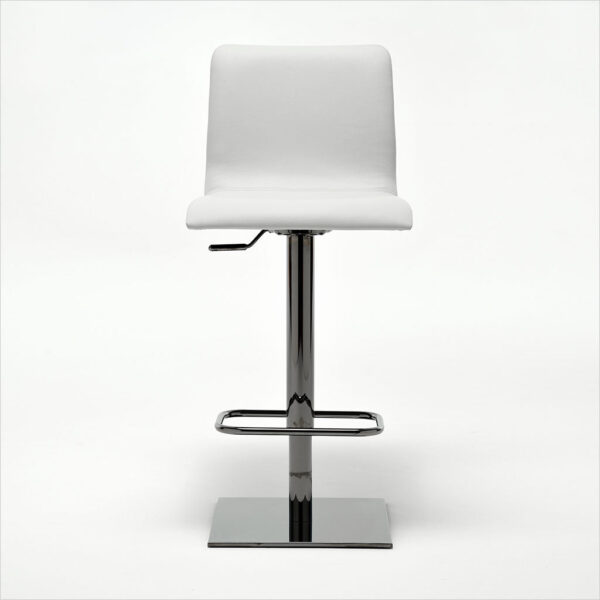 Anika Barstool - Light Grey with Black Chrome