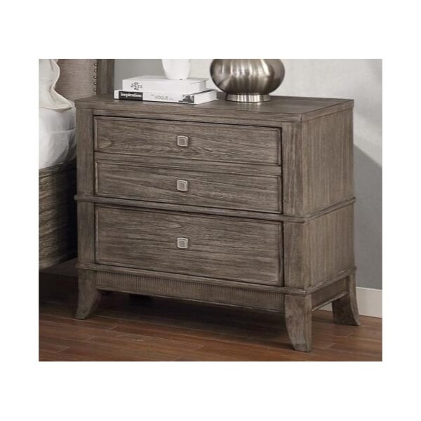 Transitional Nightstand with USB Ports