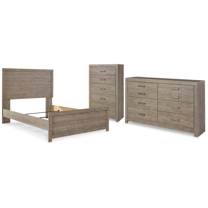 211fa1a9578c43ce97fb2dfc5aa3d219.jpeg Full Panel Bed, Dresser And Chest - Image 1