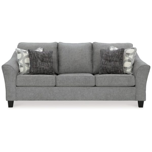 Contemporary Sofa with Accent Pillows