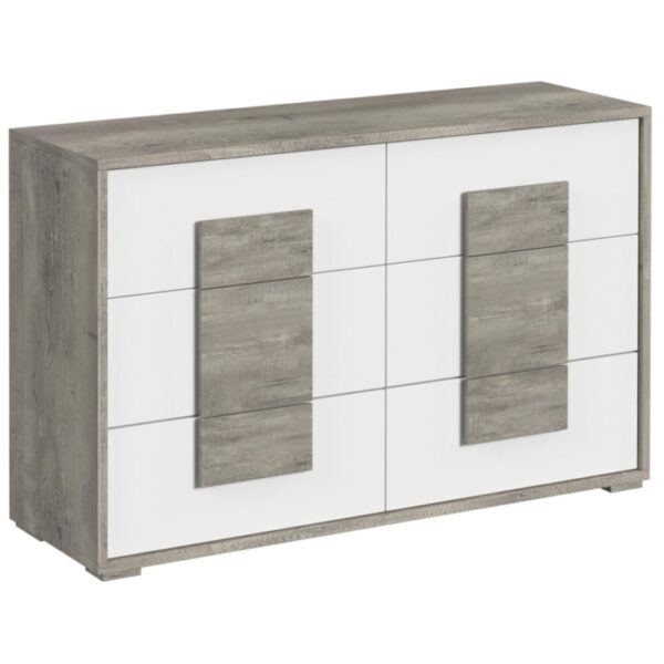 Contemporary 6-Drawer Dresser