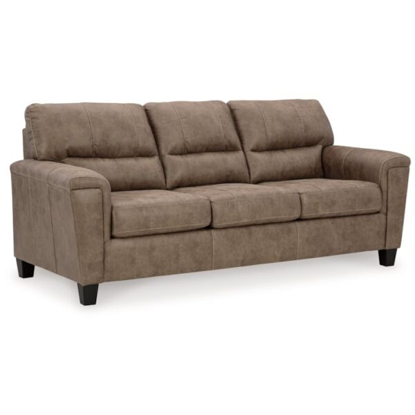 Faux Leather Sofa