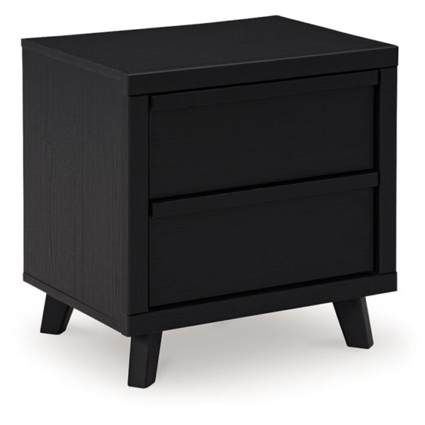 Contemporary 2-Drawer Nightstand