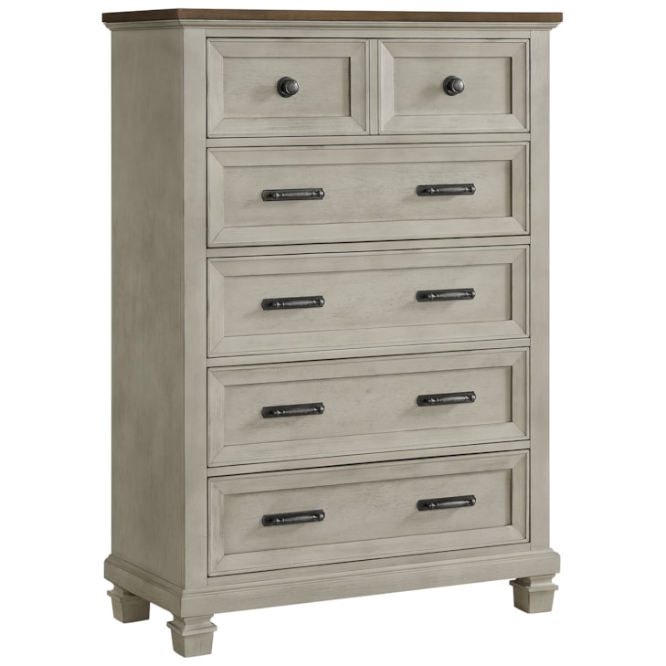 6d40e79176e6431b9297c5da7880db2a.jpg Farmhouse 5-Drawer Bedroom Chest - Image 1