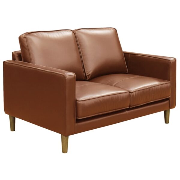 Loveseat In Fiero Tan (Top Grain/Pvc)