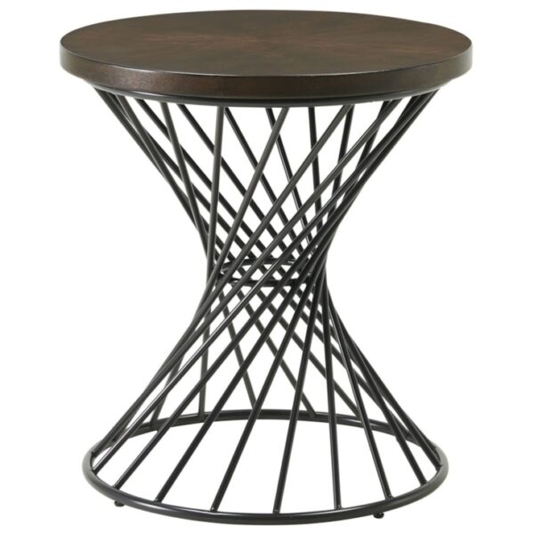 Industrial End Table