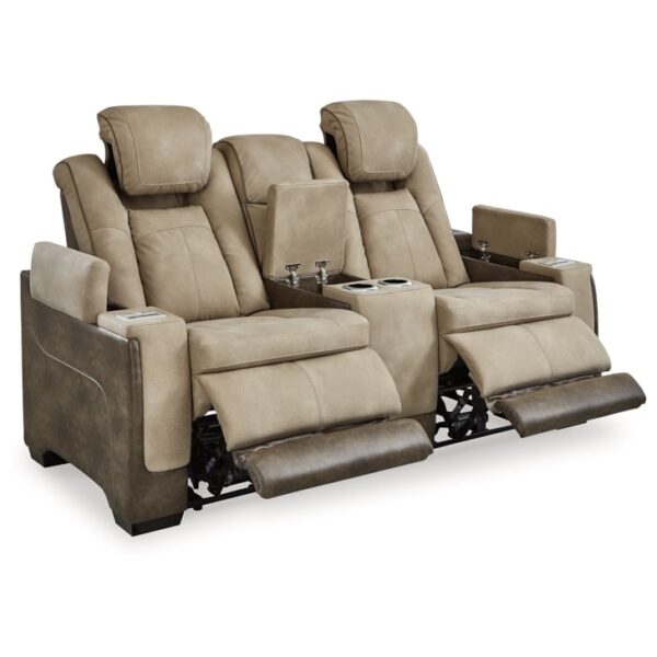Power Reclining Loveseat With Console