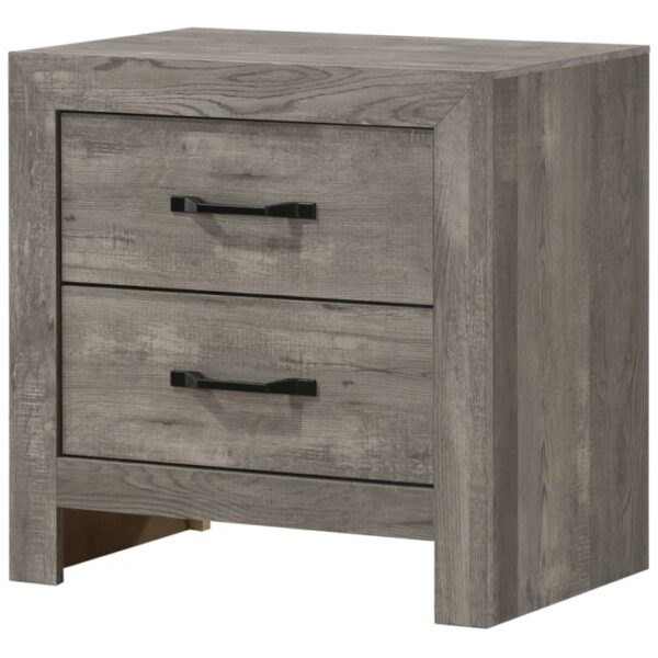 Contemporary 2-Drawer Nightstand
