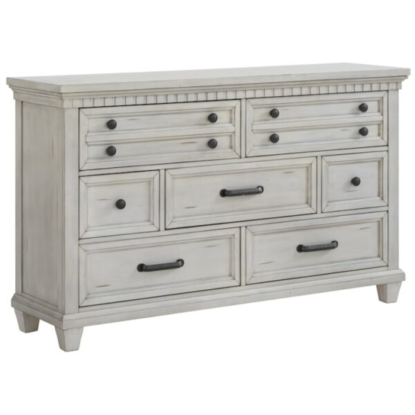Cottage 7-Drawer Dresser with Dental Molding