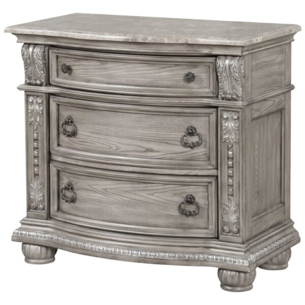 Nightstand with Marble Top