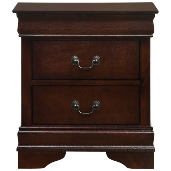 Transitional 2-Drawer Nightstand