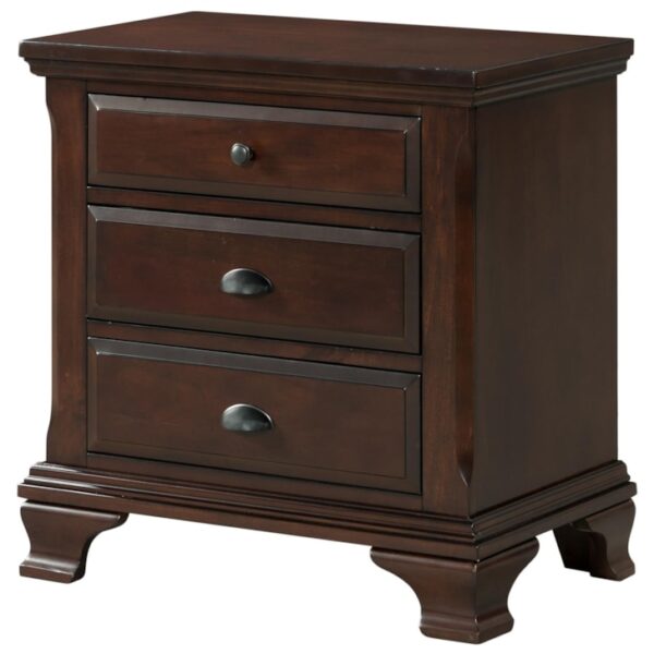 Nightstand with 3 Drawers