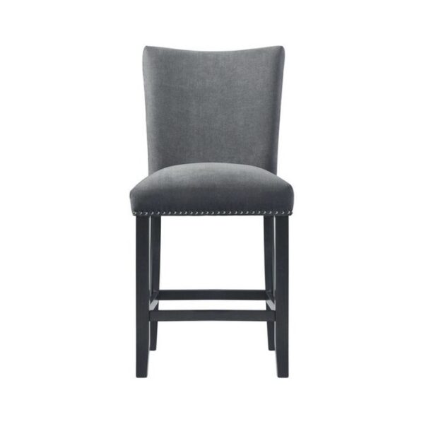 Transitional Counter Stool with Nailhead Trim