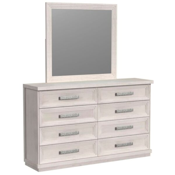 Contemporary Dresser & Mirror Set
