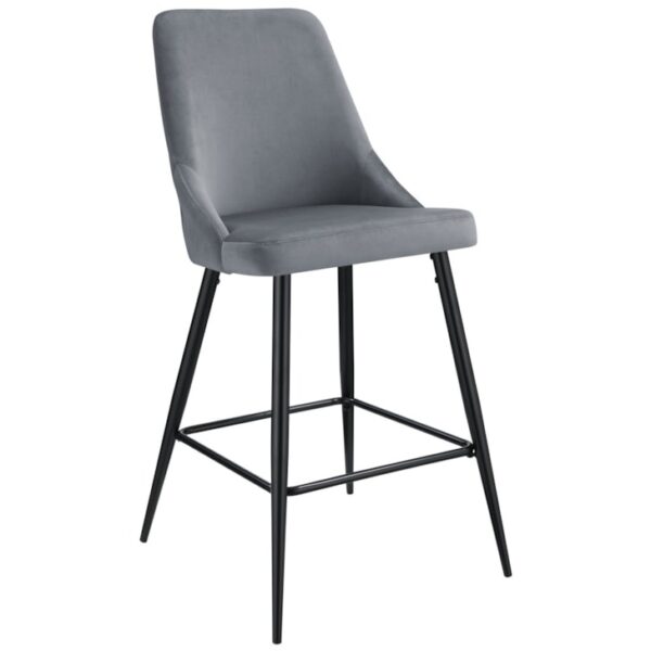 Contemporary Bar Stool with Tapered Legs