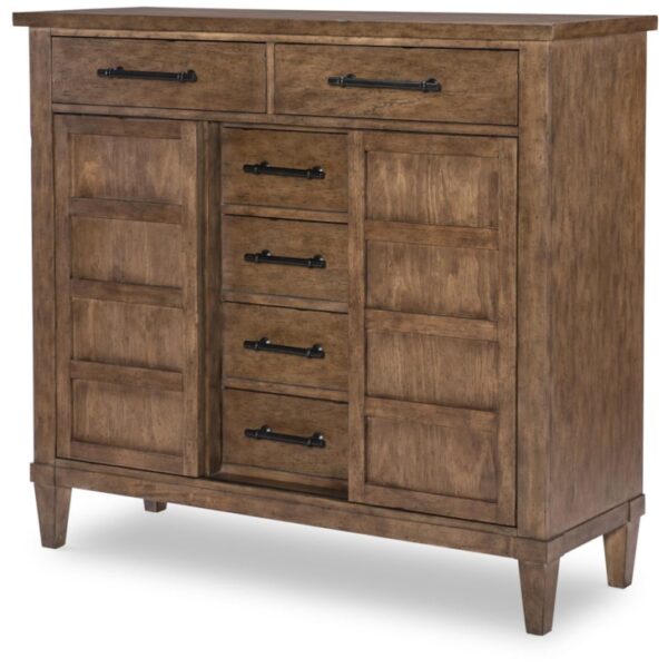 Rustic 6-Drawer Chest with 2 Doors
