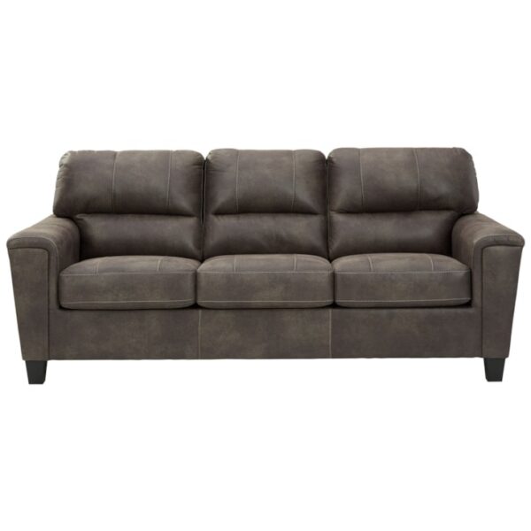 Faux Leather Sofa