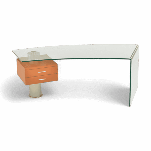 Oria Office Desk Cognac